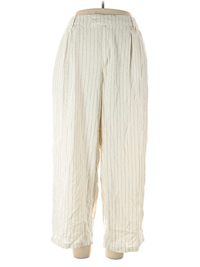 Pre-owned A New Day Linen Pants In White