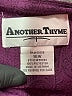 Another Thyme 100% Polyester Purple Blazer Size 16w - photo 6