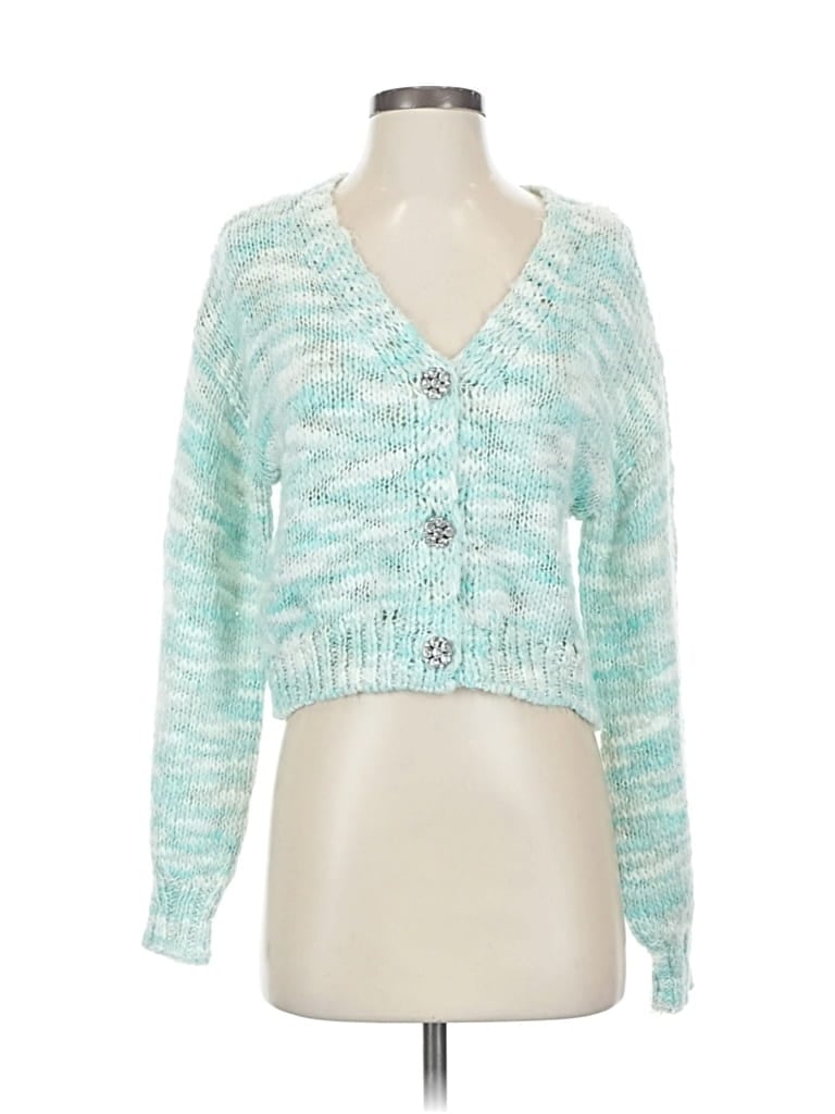 Pre-owned Wild Fable Cardigan Sweater In Blue