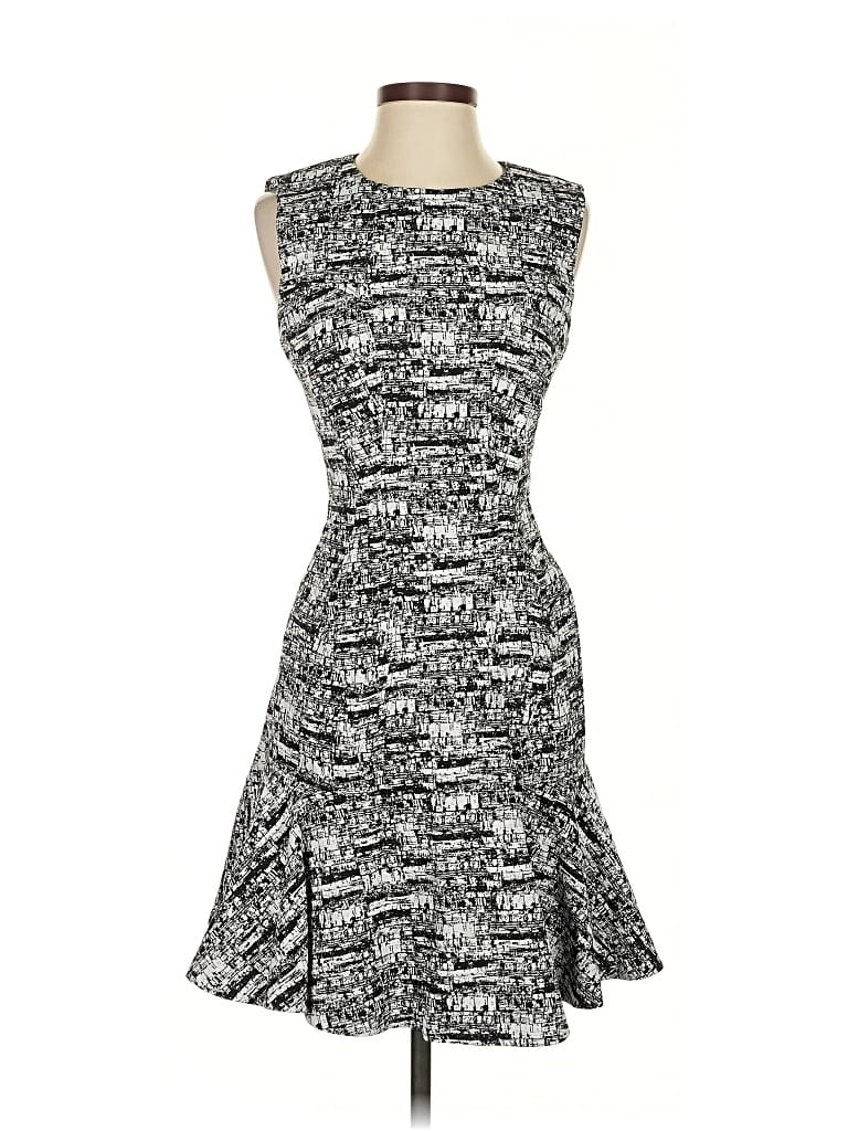 Pre-owned Diane Von Furstenberg Cocktail Dress In Gray