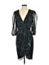 Halogen 100% Polyester Black Cocktail Dress Size S - photo 1
