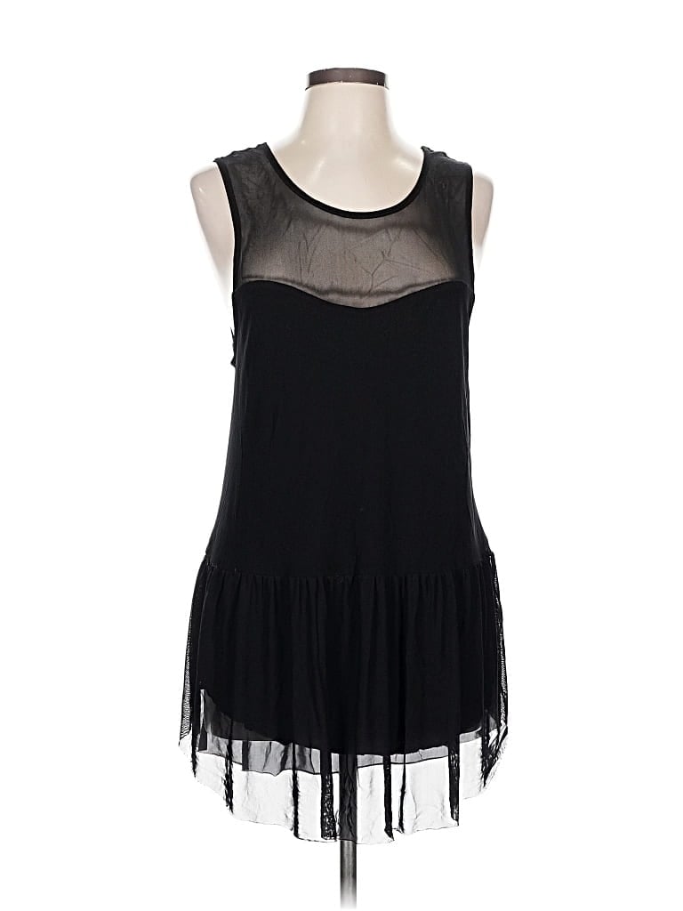 Pre-owned Kimchi Blue Sleeveless Top Black Scoop Neck Tops