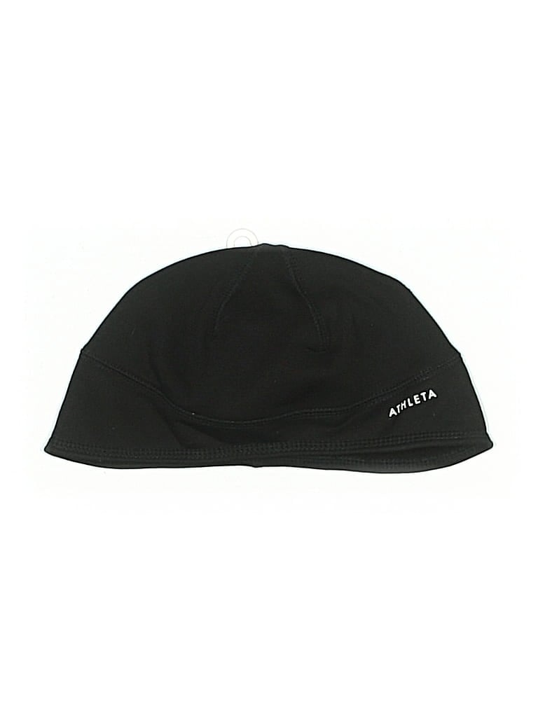 Pre-owned Athleta Beanie Hat In Black