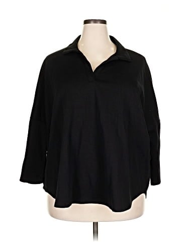 Crown & Ivy 3/4 Sleeve Button-Down Shirt (view 1)