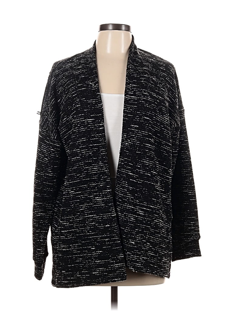 Pre-owned Vince Camuto Cardigan Sweater In Black