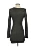 Twenty One Gray Casual Dress Size S - photo 2