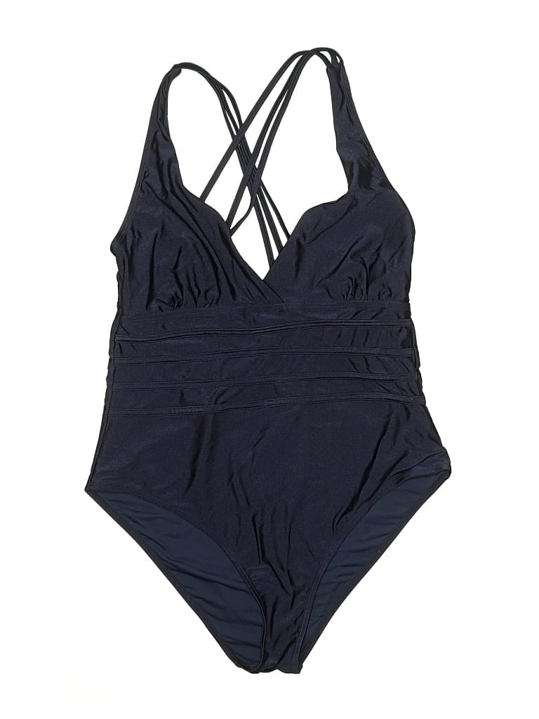 Pre-owned Catherine Malandrino One Piece Swimsuit In Blue