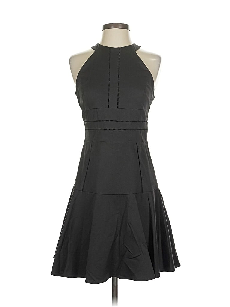 Pre-owned Parker Cocktail Dress In Black