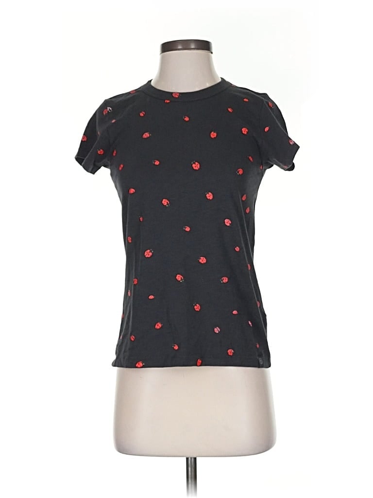 Pre-owned Rag & Bone Short Sleeve T-shirt In Black