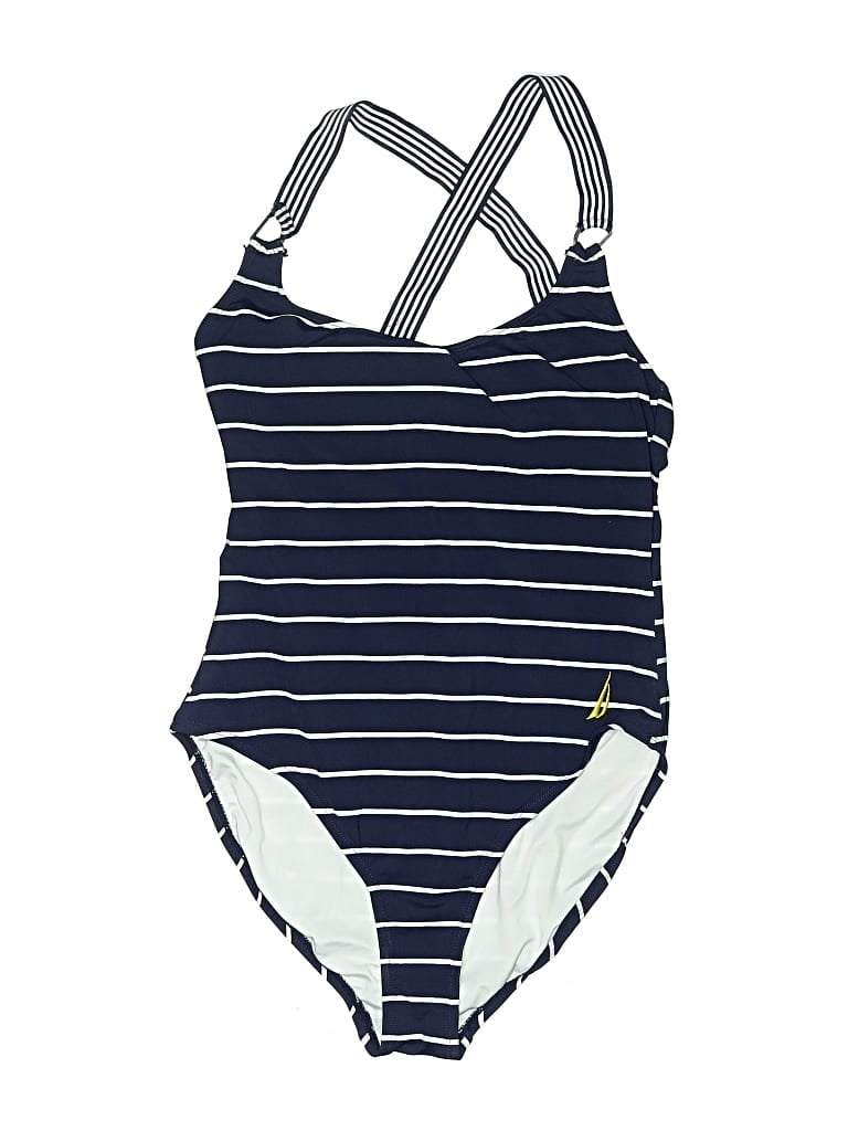 Pre-owned Nautica One Piece Swimsuit In Blue
