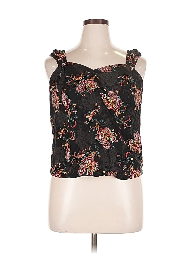 Torrid Sleeveless Blouse In Black