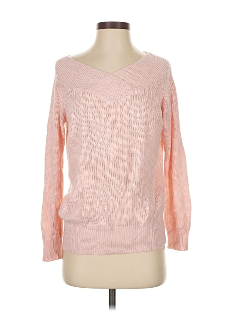 Pre-owned Soho Jeans New York & Company Pullover Sweater In Pink