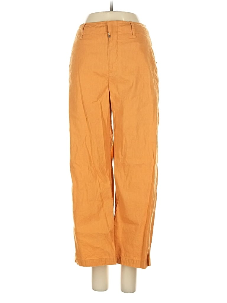 Pre-owned Rag & Bone Linen Pants In Orange