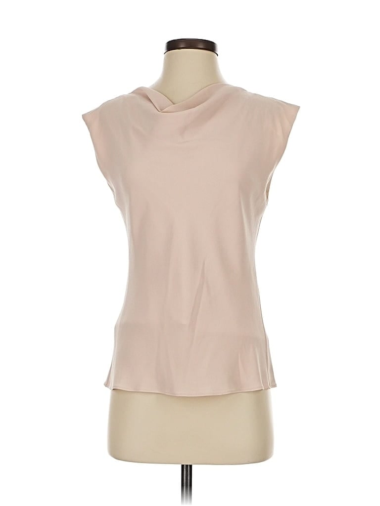 Pre-owned Mm. Lafleur Sleeveless Blouse In Brown