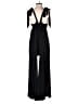 Robin Piccone Solid Black Jumpsuit Size S - photo 2