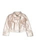 Limited Too 100% Polyurethane Metallic Silver Jacket Size 2T - photo 1