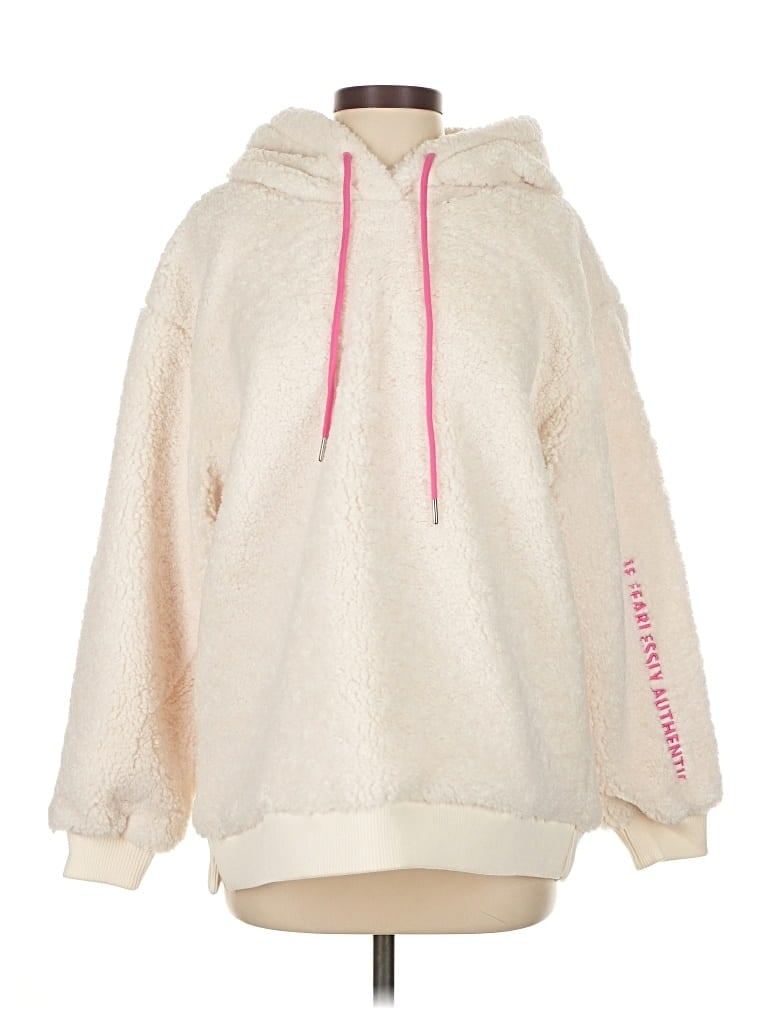 Pre-owned Unbranded Pullover Hoodie In White