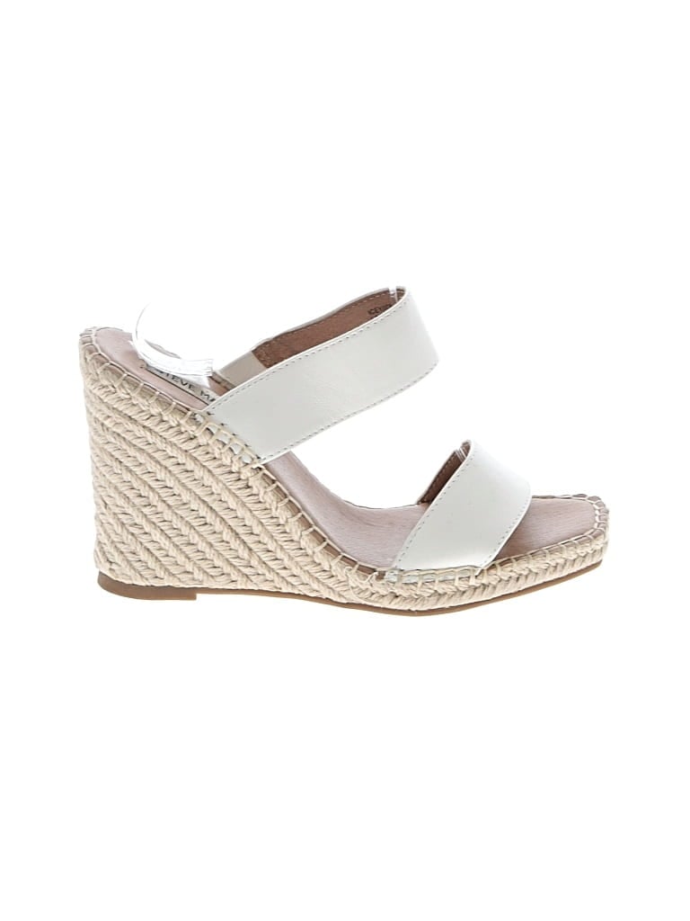 Pre-owned Steve Madden Wedges In White