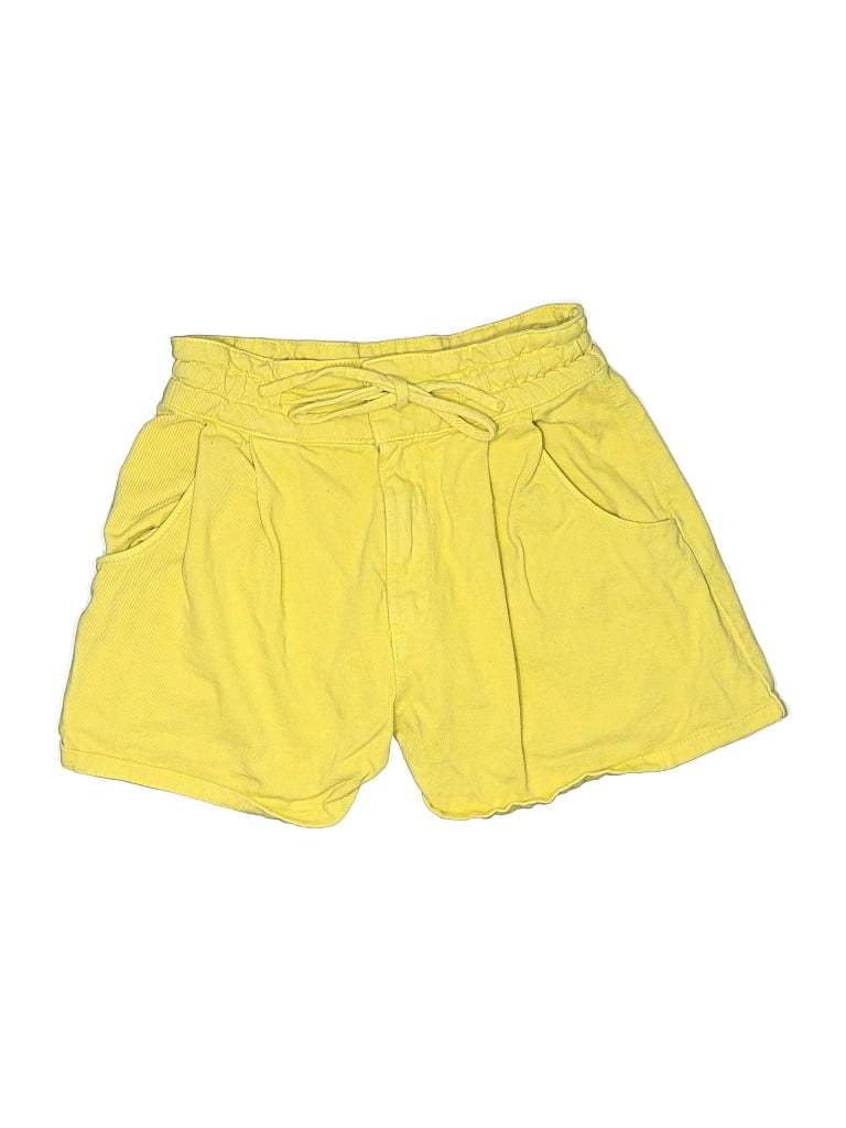 Pre-owned Zara Shorts In Yellow
