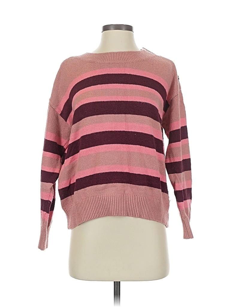 Pre-owned Ann Taylor Loft Pullover Sweater In Pink