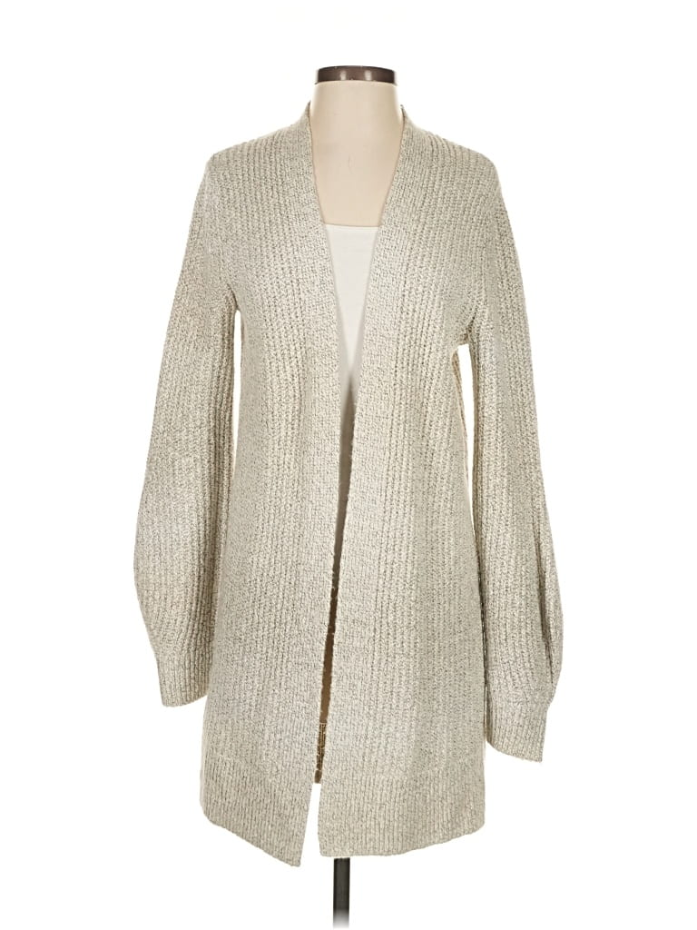 Pre-owned Gap Cardigan Sweater In Silver