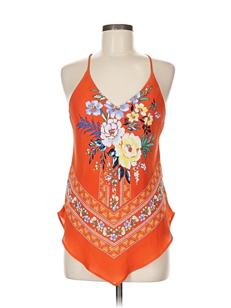 Pre-owned Bcx Sleeveless Blouse In Orange
