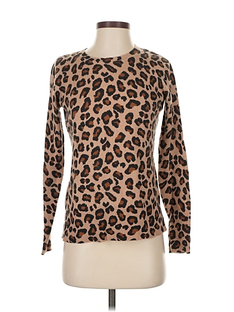 Pre-owned Cynthia Rowley Tjx Cashmere Pullover Sweater In Brown