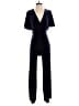 DKNY Solid Black Jumpsuit Size 4 - photo 1
