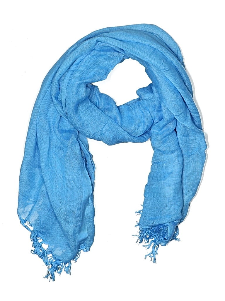 Pre-owned Love Quotes Scarf In Blue