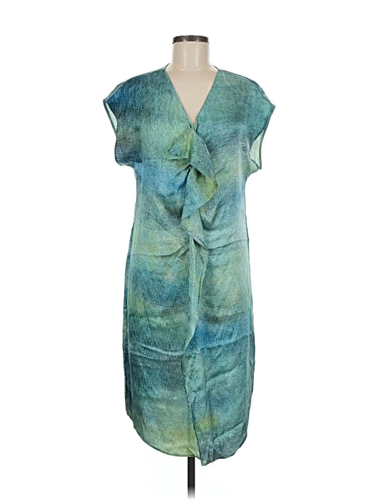 Pre-owned Josie Natori Casual Dress In Green