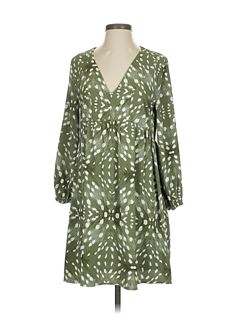 Pre-owned Entro Casual Dress In Green