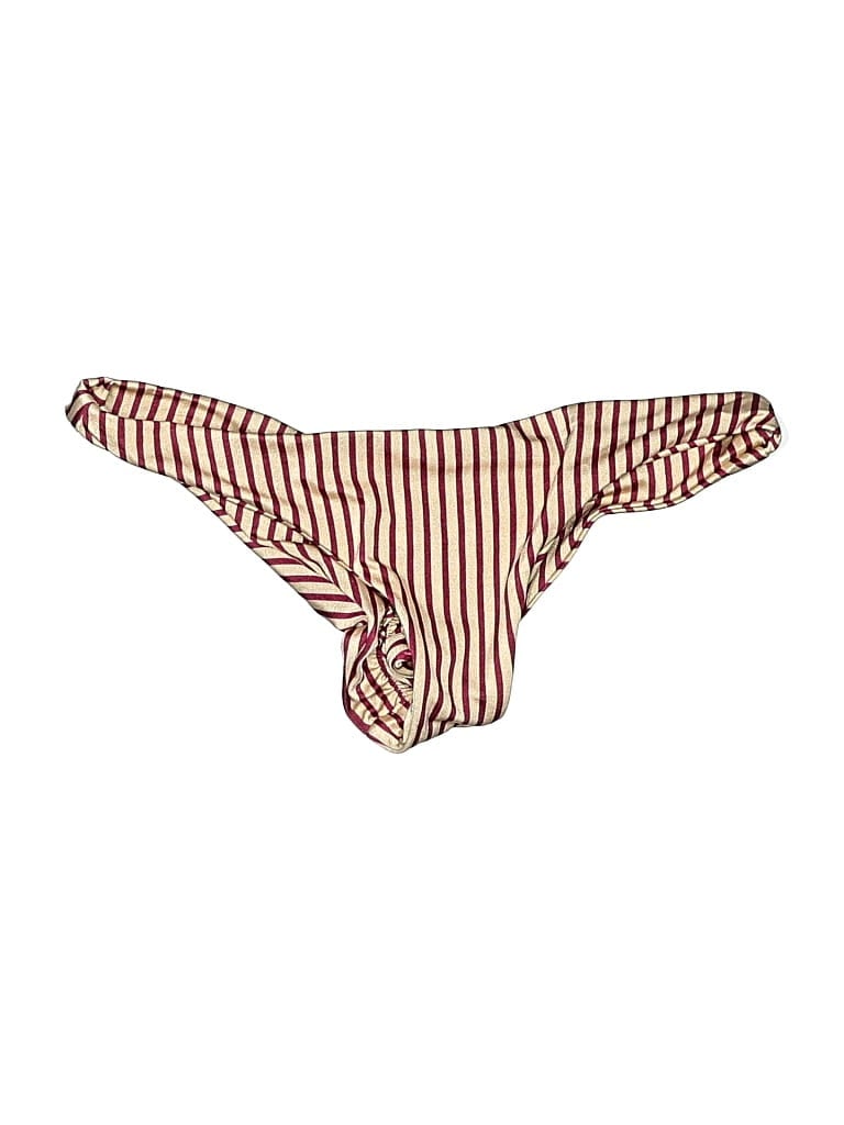 Pre-owned Tori Praver Swimsuit Bottoms In Burgundy