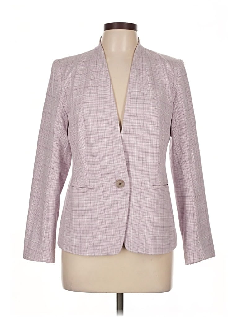 Pre-owned Ann Taylor Blazer Jacket In Purple