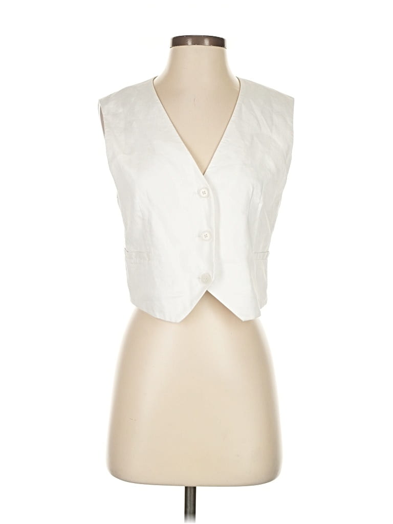 Pre-owned H&m Vest In White