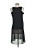 BCBGMAXAZRIA 100% Polyester Solid Black Casual Dress Size S - photo 2