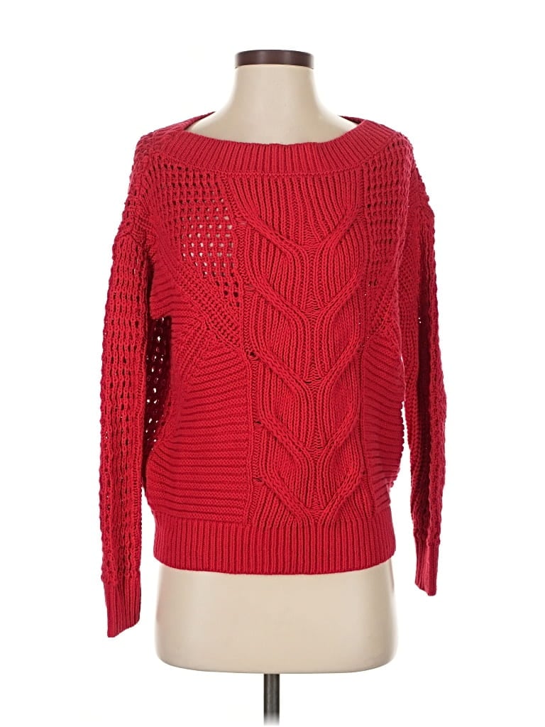 Express Pullover Sweater In Red