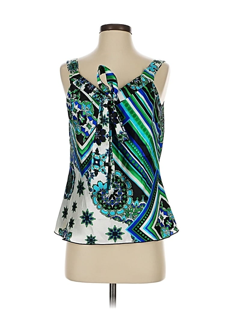 Pre-owned Agb Sleeveless Blouse In Blue