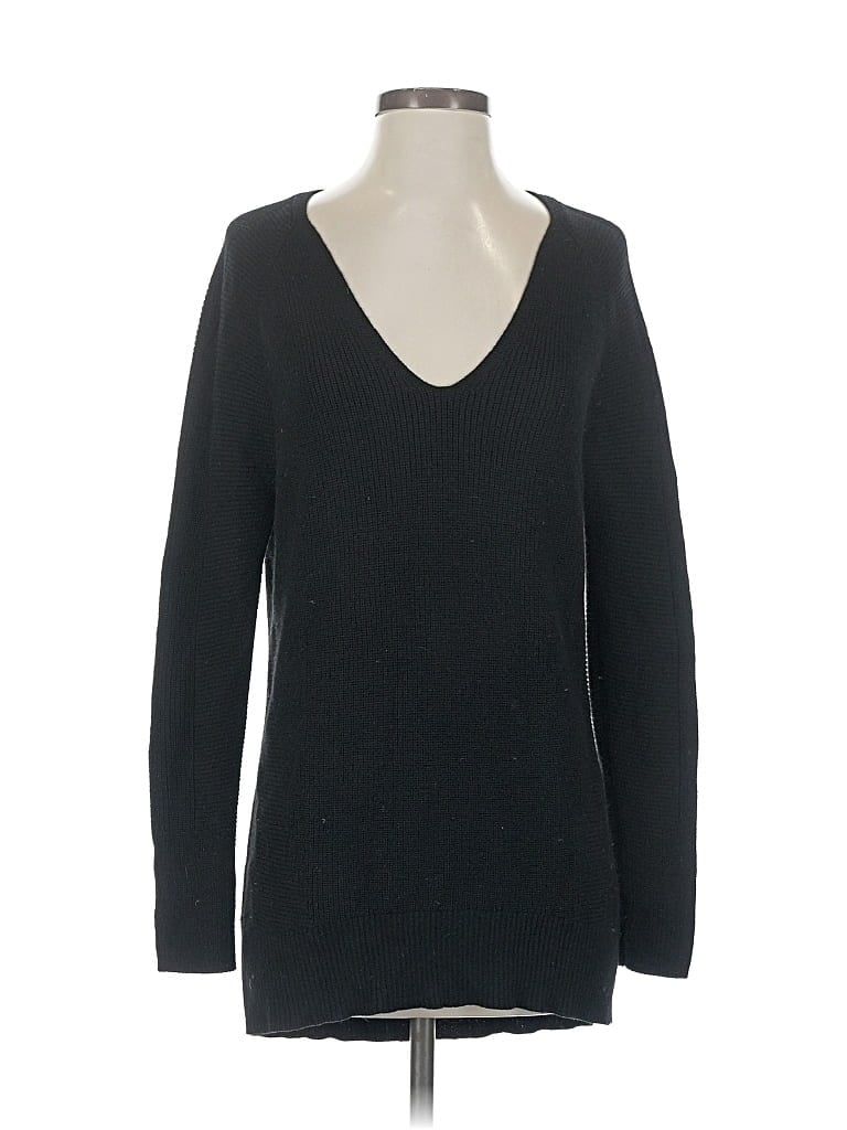 Pre-owned Athleta Pullover Sweater In Black
