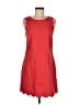 J.Crew Solid Red Casual Dress Size 6 - photo 1