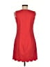 J.Crew Solid Red Casual Dress Size 6 - photo 2