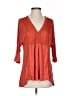 Language Orange 3/4 Sleeve Blouse Size S - photo 1