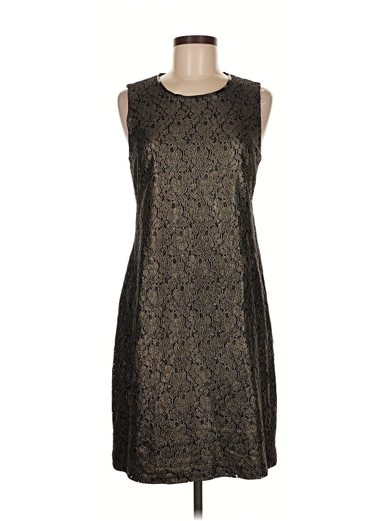 Pre-owned T Tahari Cocktail Dress In Black