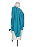 Mine Teal Long Sleeve Blouse Size L - photo 4