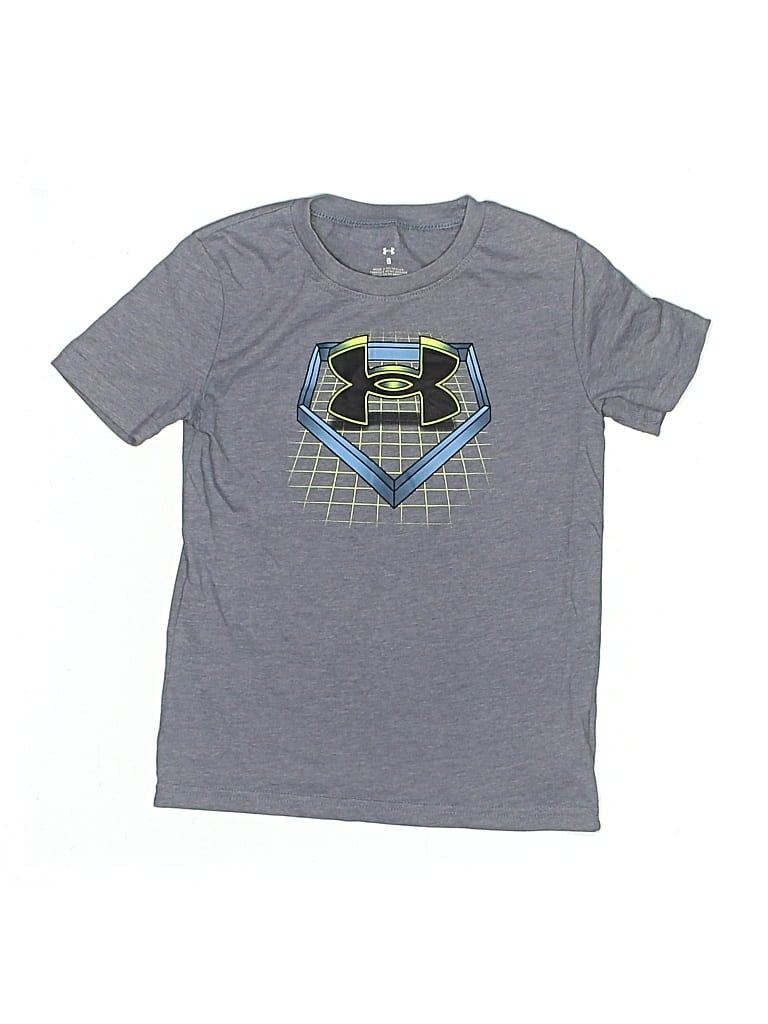 Pre-owned Under Armour Kids' Active T-shirt In Gray