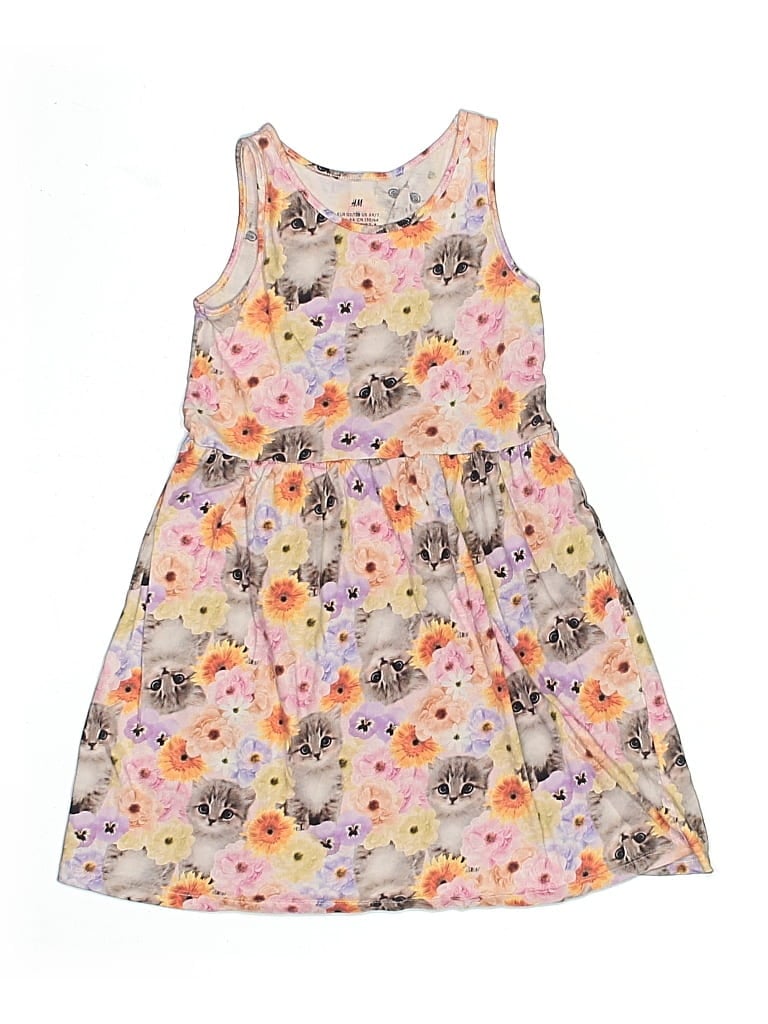 Pre-owned H&m Kids' Dress In Gray