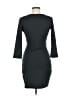 Unbranded Solid Gray Cocktail Dress Size M - photo 2