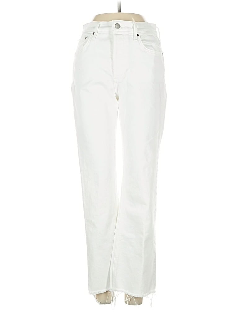 Pre-owned Denim Forum Jeans In White