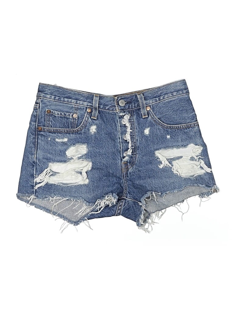 Pre-owned Levi's Denim Shorts In Blue