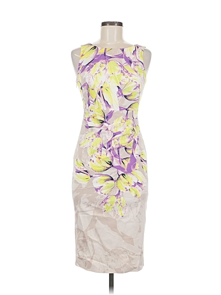 Pre-owned Karen Millen Cocktail Dress In Yellow