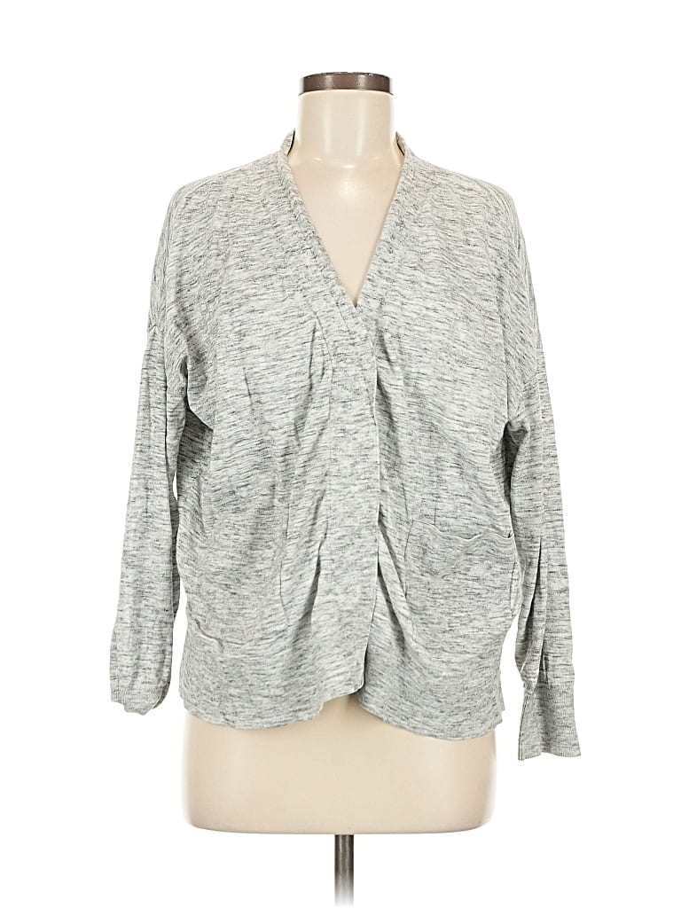 Pre-owned Cabi Cardigan Sweater In Gray